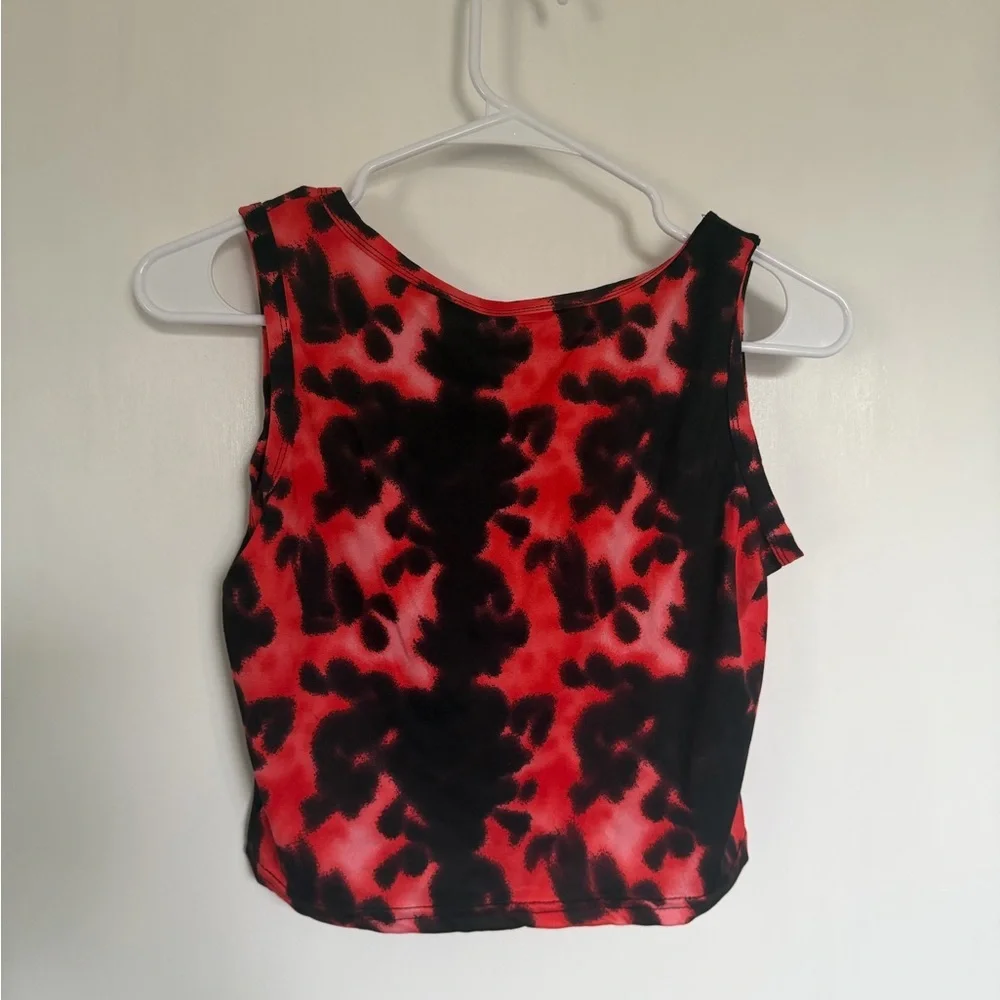 Stylish Red and Black‎ Women's Top